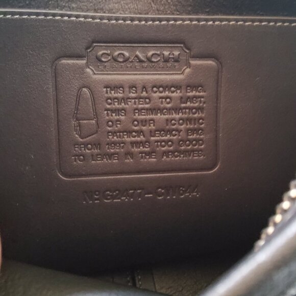 Like new Coach Patricia Legacy Bag CW644 Part of the Coach Originals Collection - Picture 6 of 15